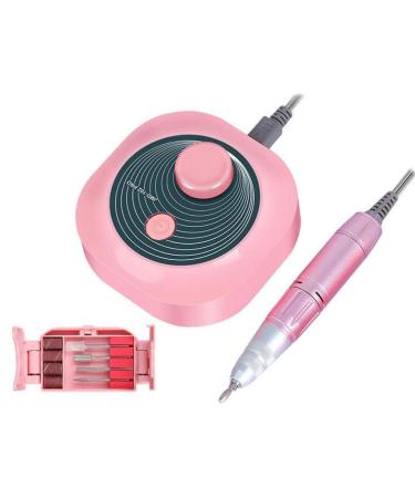 Electric Nail Drill 30 000 RPM Professional Electric Nail Art Salon Drill Glazing Fast Machine Electric Nail Art File Drill with Sanding Bands Nail Buffer Manicure Pedi