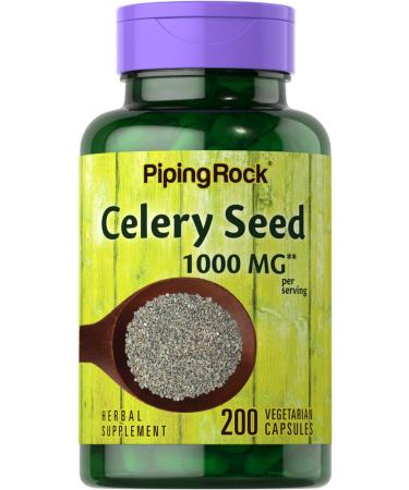 Celery Seed 1000 mg 200 Vegetarian Capsules