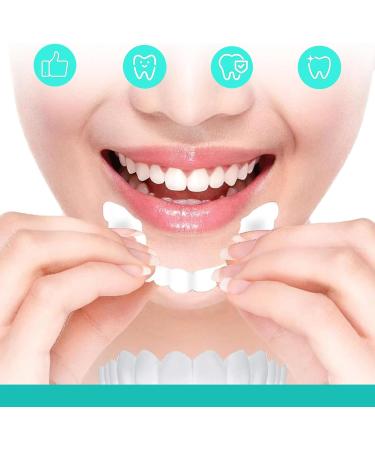 Wrong Teeth Tooth Whitening Set - 2 Pairs Cosmetic Veneers for Instant Smile Makeover | Fake Teeth for Men & Women - Buy Online on GoSupps.com