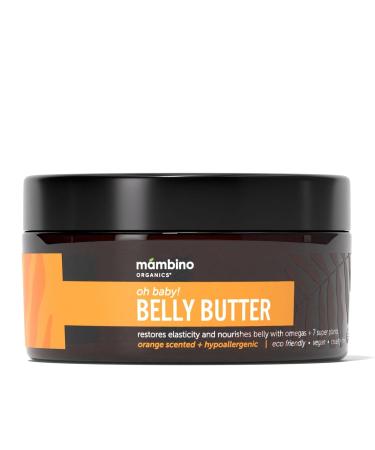 Mambino Organics Anti-Stretch Mark Cream for Pregnancy - Organic Belly Butter with Shea & Cocoa Butter - 1st-Trimester Must-Have - 4 oz - Buy Online on GoSupps.com