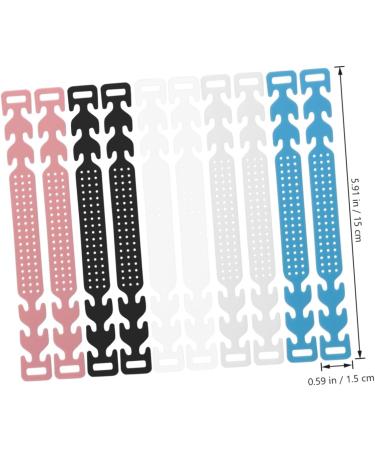 Solustre 10 Pack Ear Buckle Extenders - Practical Mask Strap & Earring Connectors - White Hook 15x1.5cm for Easy Use - Buy Online on GoSupps.com