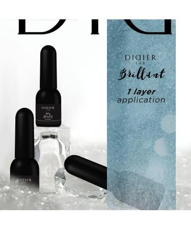 Didier Lab - Premium UV Gel Nail Polish - Brillant No. 04 - Gel Nail Varnish - Nail Art - Long-Lasting High Gloss Wear - Green Gel Nail Polish - Gel Nails - Glitter Gel Nail Polish - Rich Pigment - Buy Online on GoSupps.com