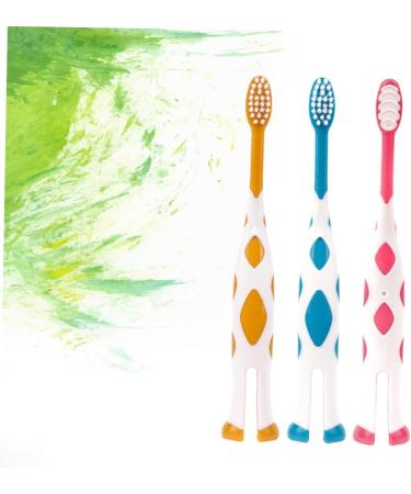 Beaupretty 6-Pack Biodegradable Children's Toothbrush Set - Soft Bristles Travel-Friendly Animal Designs - Buy Online on GoSupps.com