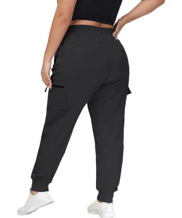 SEKINO Women's Plus Size Quick Dry Hiking Cargo Pants - Black 3X - Buy Online on GoSupps.com
