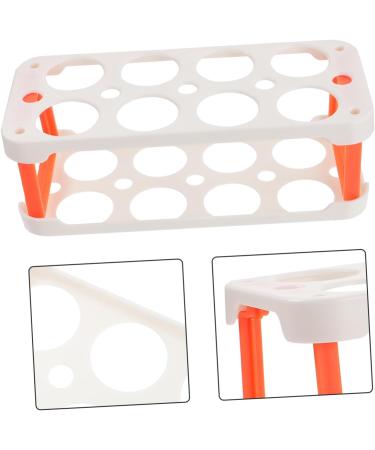 SHOWERORO Plastic Egg Cartons Box Egg Carton Eggs Kitchen Egg Platter Fridge Egg Holder Double Egg Organizer re-usable White 22.3X10.1X8.9CM - Buy Online on GoSupps.com