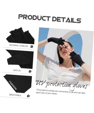 Ipetboom 1 Pair Nail Protection Gloves Mittens Nail Art Gloves Salon Nail Art Tools Manicure Tools Manicure Protective Accessory Salon Manicure Gloves Nylon Thin Section Miss Accessories - Buy Online on GoSupps.com