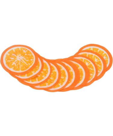 Papier de Masque Facial DIY Compresse Humide Jetable Favorisant l'absorption Masque Facial Respectueux de la Peau Papier en Forme d'orange Couverture Suppl mentaire pour un - Buy Online on GoSupps.com