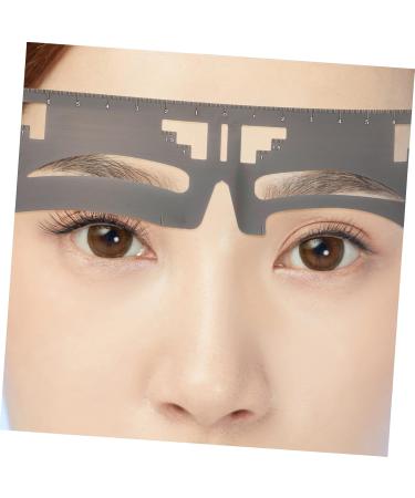 Hemoton 2pcs Eyebrow Ruler Brow Shaping Template Brow Shaping Ruler Brow Shaping Stencil Brow Template Brow Guide Ruler Eyebrow Stencil Eyebrow Makeup Tools Brow Makeup Supplies 20x4.8cm As Shown - Buy Online on GoSupps.com