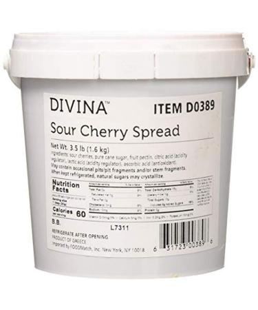 Divina Sour Cherry Spread - 3.5 Pound