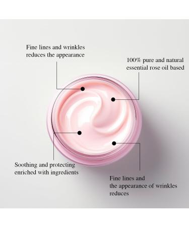 la rosa pura Deep Hydration Face Cream with 100% Pure Rose Oil | Anti-Aging Moisturizer for Dry Skin | Reduces Fine Lines & Wrinkles | Hydrates & Nourishes for Radiant Skin | All Skin Types - Buy Online on GoSupps.com