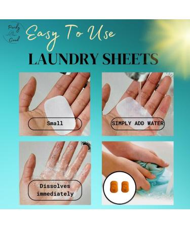 Travel Laundry Detergent & Hand Soap Sheets | Portable & Efficient for Camping Cruises Dorms & More - Buy Online on GoSupps.com