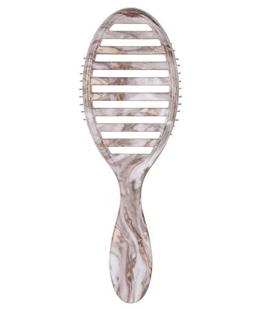 Metallic Marble Bronze Wet Brush Speed Dry Hair Brush - Vented Design with HeatFlex Bristles, Ergonomic Handle - Pain-Free Hair Detangling - Buy Online on GoSupps.com