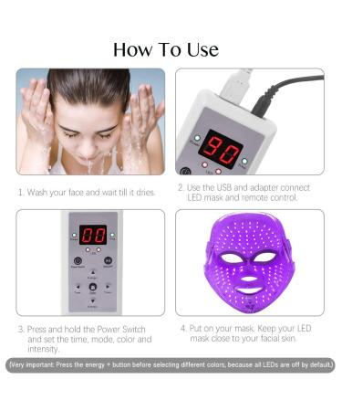 7 Colors Light Therapy Facial Mask for Home Use | Illuminate Your Skin - Buy Online on GoSupps.com