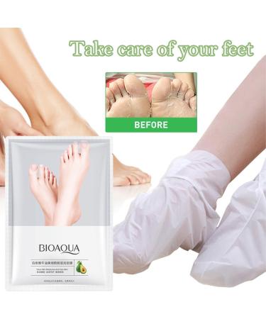 ARVALOLET Natural Foot SPA Pedicure Socks with Avocado & Niacinamide Moisturising Exfoliating Masks - Buy Online on GoSupps.com