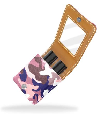 Travel Lipstick Organizer Case | Portable Makeup Bag with Mirror | Camouflage Style Z169s9mdsk - Perfect for International Shipping - Buy Online on GoSupps.com
