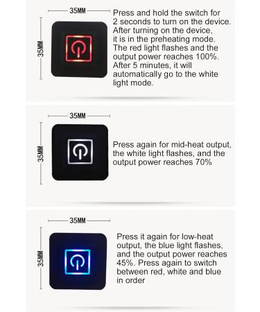 Electric Cloth Warmer - Waterproof Heating Pad with 3 Gears for Outdoor Camping & Winter Use - Buy Online on GoSupps.com