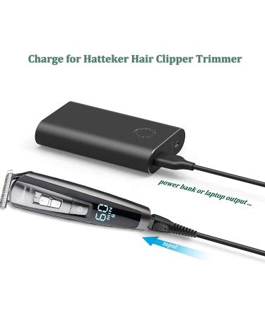 Hatteker Hair Trimmer Charger - Replacement Cord for Pro Clippers & Electric Shaver - 4.9FT - Buy Online on GoSupps.com