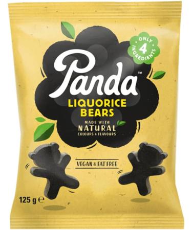 Panda Liquorice Triple Treat! Special Selection of Licorice Coated in creamy chocolate Liquorice Torpedos and Black Liquorice Bears - Fat free Vegan Licorice made with Natural Colours & Flavours - Buy Online on GoSupps.com