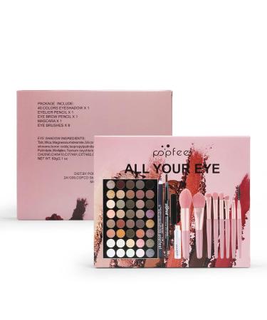 VolksRose Makeup Kit for Women | 40 Colors Eyeshadow Palette & Complete Eyebrow Set - Perfect Gift for Teen Girls - Buy Online on GoSupps.com