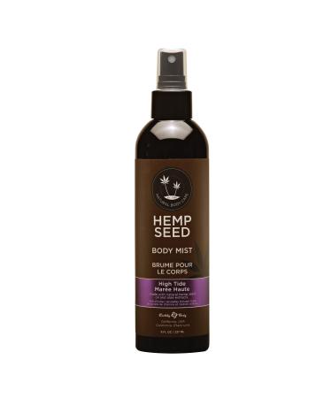 Hemp Seed Body Mist - 8 fl oz - Moisturizes Invigorates & Protects Skin - With Hemp Seed Oil Chamomile & Aloe Vera - Vegan Cruelty Free High Tide