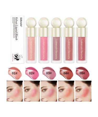 Soft Velvet Liquid Blush - Weightless & Long-Lasting Matte Cream for Cheek with Natural Dewy Finish - Smudge Proof Skin Tint Makeup (01) - Buy Online on GoSupps.com