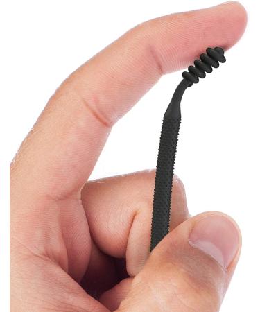 Spiral Silicone Ear Cleaner - 10 Pcs Reusable & Plastic-Free Ear Wax Remover | Dual-End Design for Easy Twist & Grab | Exfoliates and Improves Hearing - 10 Count Pack - Buy Online on GoSupps.com