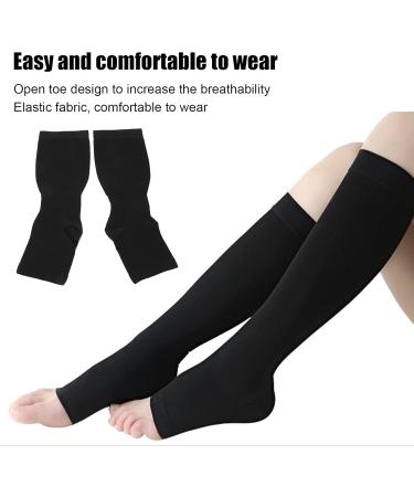 Buy Toe-Free Compression Stockings - Soft Comfortable Non-Slip & Highly Elastic for Travel - XL Size - Buy Online on GoSupps.com