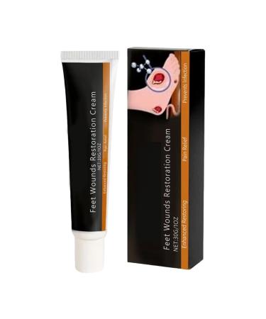 Generisch Cream for dry feet - 30g naturally moisturizing and soothing | Skin care for cracked feet and heels for daily use nighttime travel women