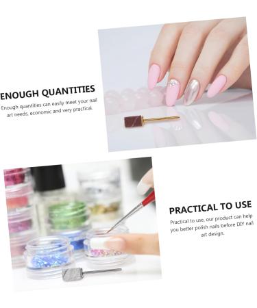 Ipetboom Faux Nails 1 Set Nail Sand Circle Cap Polisher Carbide Artificial Nails - Buy Online on GoSupps.com