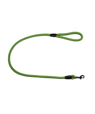 Leash - Rope leash with hand loop Basic 10mm 27 colours 7 lengths (1.00 m Kiwi) 1.00 m kiwi