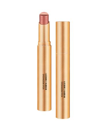 Eyeshadow stick - Gradient shimmer waterproof | 3-color cream eyeshadow pencil for beginners artists everyday use travel kit and quick cosmetic application