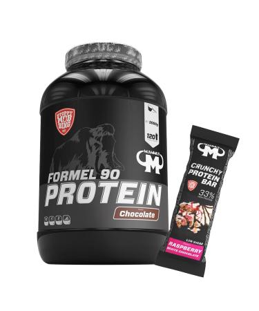 3kg mammoth Formula 90 protein protein - set (chocolate + protein bar (raspberry)) chocolate + protein bar (raspberry) 2 -part set