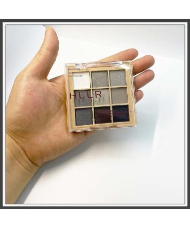 Smokey Black Eyeshadow Palette - 9 Color Glitter Matte Shimmer Cool Tone Smoky Eye Shadow Palette | High Pigment, Waterproof, Long Lasting, Hypoallergenic (01 Black) - Buy Online on GoSupps.com