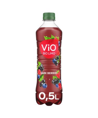 Vio Bio Limo Dark Berries - Organic Vegan Lemonade with Blackberry Flavor | 100% Recyclable Bottles | 18 x 500ml - Buy Online on GoSupps.com