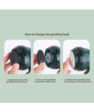 3 in 1 Electric Foot File Grinder Cordless Foot File Pedicure High Efficiency Dead Skin Remover Foot Scrubber File - Buy Online on GoSupps.com