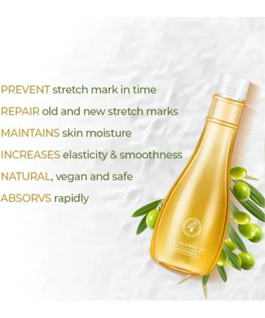 Ranley Oil for Stretch Marks Olive Belly Oil Intensive 52 oz Tightening Natural Moisturizing Pregnant Belly Oil for Stretch Marks - Buy Online on GoSupps.com