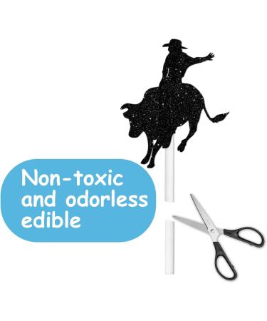 S-Cp-0043 Ice Cream Fruit Dessert Cupcake Topper Colorful Glitter Happy Birthday Sensory Pop Game Theme Decor Supplies Baby Shower Boys Girls Birthday Party Decorations - Buy Online on GoSupps.com