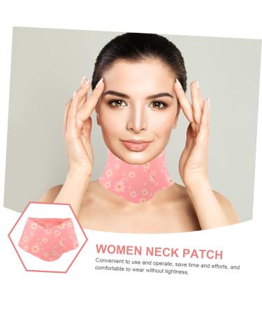 Neck Wrinkle Gel Patch for Women | Anti-Wrinkle Neck Protector - Essential Oil Infused | Daisy Pink - Buy Online on GoSupps.com
