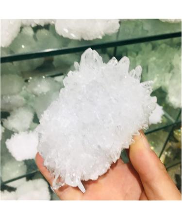 Natural White Ghost Quartz Crystal Cluster Crystals raw Gemstone Specimen for Home&Office Decoration fengshui ZJGIDTEM (Size : 300-400g) - Buy Online on GoSupps.com