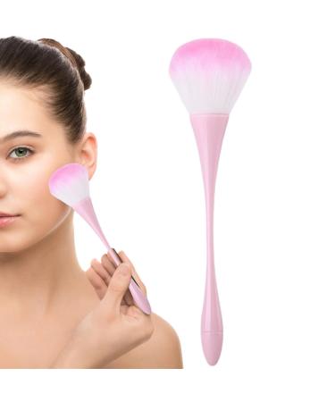 Powder Makeup Brush | Blush Makeup Loose Powder Brush | Powder Foundation Brush Nail Brushes Face Makeup Tool for Complete Coverage and Prefect Finish pink