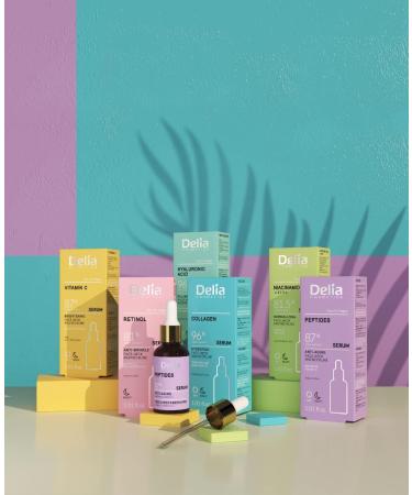  Delia Cosmetics Delia Cosmetics Hyaluronic Acid Serum - Anti-wrinkle treatment hydrating for all skin types - Vegan serum for face and d collet - 30 ml - Buy Online on GoSupps.com