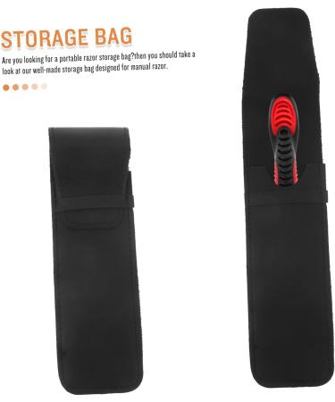 Frcolor 4-Piece Razor Case Set | Portable Leather Shaving Travel Bag for Men | Essentials for Personal Care & Grooming - Buy Online on GoSupps.com