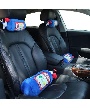 BSTCAR 27CM Car Pillow Back Neck Support Pillow for Car Seat NOS Bottle Shape Plush Car Decor Travel Pillow Sofa Cushion Toy - Buy Online on GoSupps.com