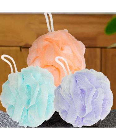 6pcs Bath Loofahs Shower Sponge - Exfoliating Bath Puffs for Men and Women in 6 Colors - Buy Online on GoSupps.com