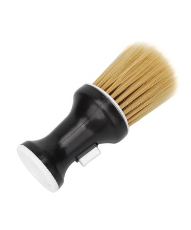 Qukaim Hairdressing Brush Hairdressing Neck Duster Brush Soft Hair Styling Powder Cleaning Tool Black
