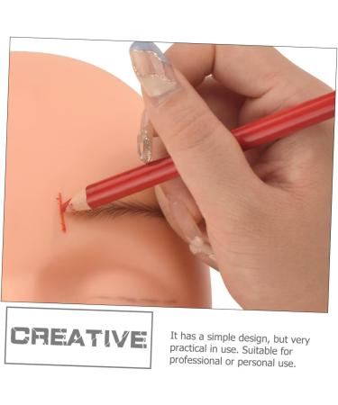 VINTORKY 1 Set Eyebrow Pencil Eyebrow Pen Makeup Tools Makeup Accessories Positioning Pen Red Plastic - Buy Online on GoSupps.com