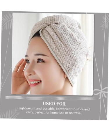 MAGICLULU 2pcs Dry Hair Cap Simple Hair Drying Hat Supple Hair-Drying Caps Absorbent Hair Drying Hat Comfortable Dry Hair Hat Water Absorbent Drying Hat Quick-Drying Hat Hair Drying Caps - Buy Online on GoSupps.com