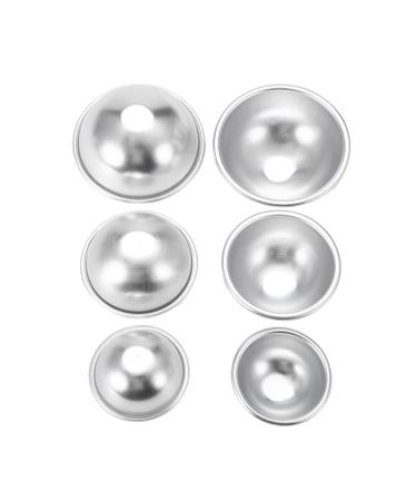 ERYUE ERYUE Handmade Aluminum Alloy Bath Bomb Molds Food Grade Cake Mold Kit Glossy Finish Beautiful and Durable Ideal for Artisans and Bakers