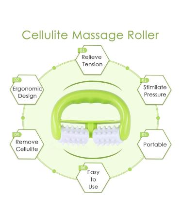 Fibound Anti-Cellulite Massager Roller - Effective Cellulite Removal for Thighs Legs Neck & Shoulders - Improve Circulation & Tone Skin - Buy Online on GoSupps.com