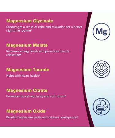 Doctor's Recipes Magnesium Complex | 150mg Elemental Magnesium | 90 Vegan Caps | Muscle, Bone, Heart, Nerve Health | 3 Month Supply - Buy Online on GoSupps.com